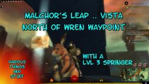 Guild Wars 2 Malchor´s  Leap Wren Waypoint Vista with a Springer
