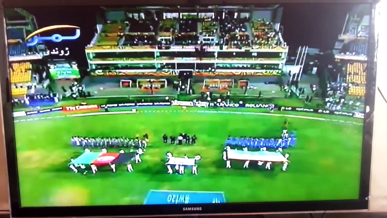 National Anthem: India vs Afghanistan, T20 World Cup 2012 (Wed Sep 19, 2012, 9:30 local 15:00 GMT)