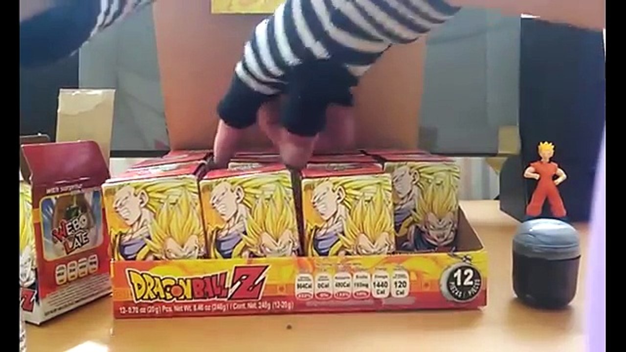 Caja De Kinder Sorpresa De Dragon Ball Z (Webo Late Surprise/Choco Egg)
