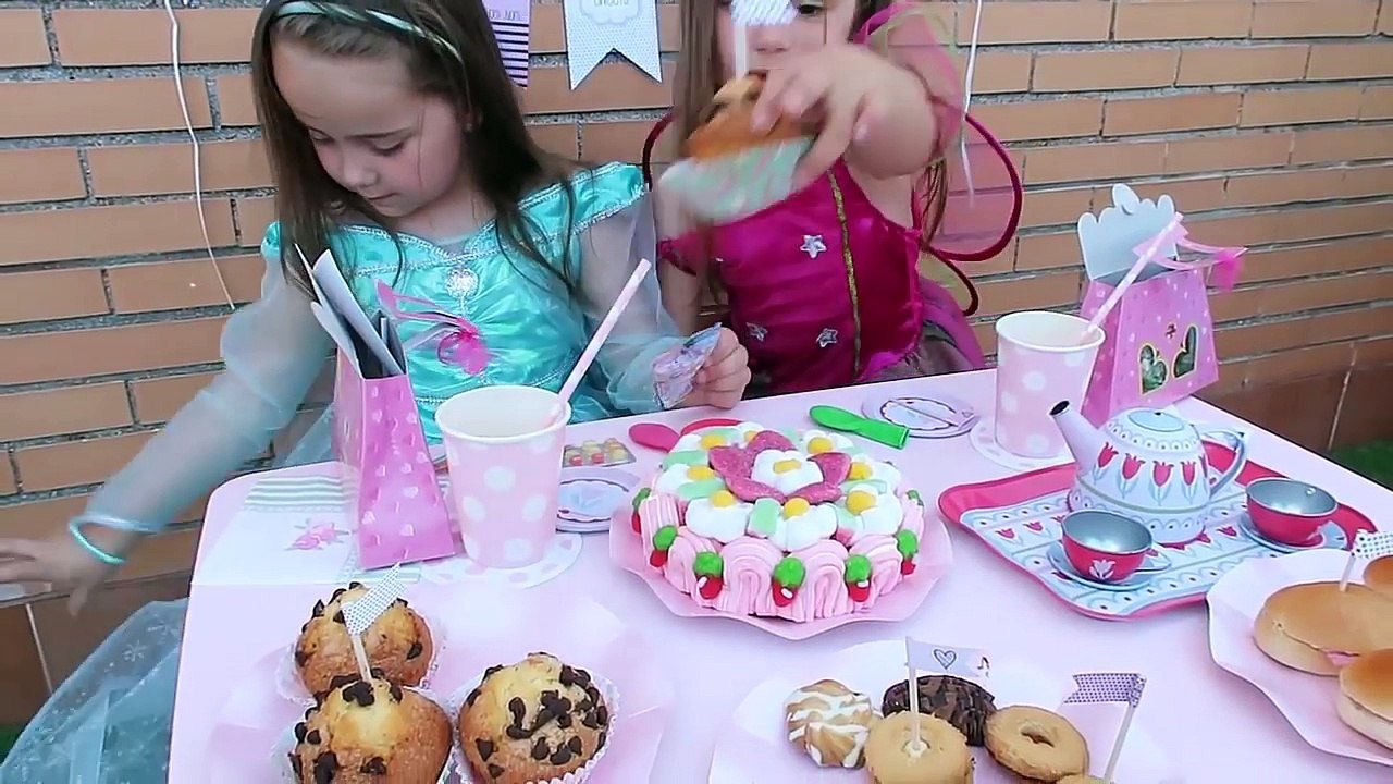 Merienda Mágica de hadas y princesas con mi amiga Ainhoa