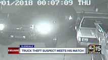 Man catches thief stealing truck from Valley driveway