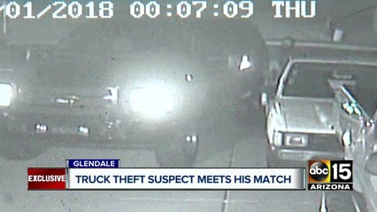 Man catches thief stealing truck from Valley driveway