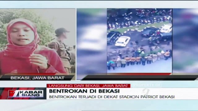 Laporan tvOne Mengenai Bentrokan Ormas Dengan Satpol PP di Bekasi
