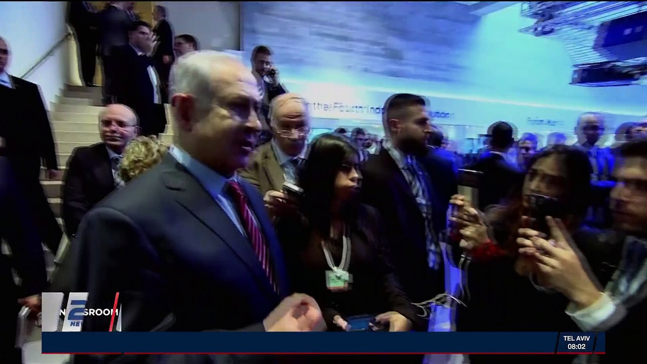 Forum économique de Davos : Benyamin Netanyahou a rencontré Angela Merkel et Emmanuel Macron