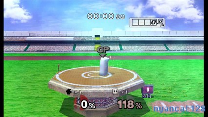 Super Smash Bros. Melee: Home Run Contest as Red Metal Master Hand