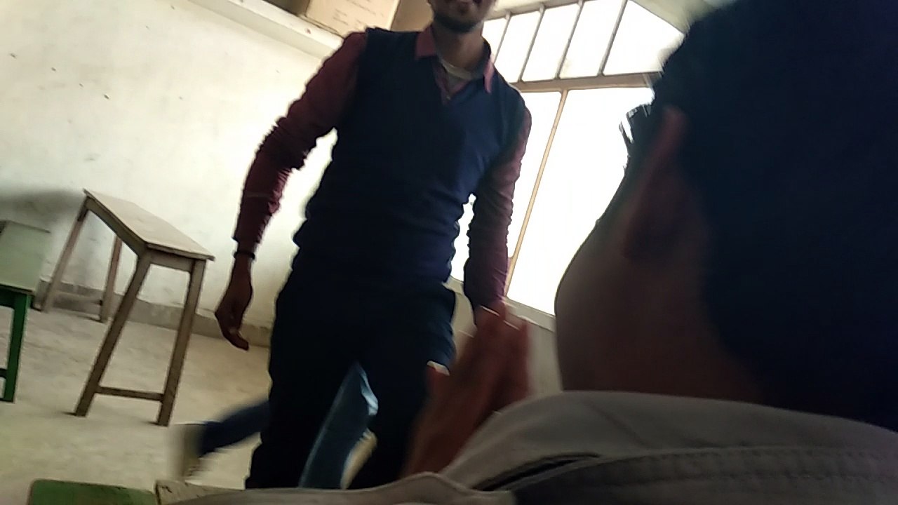 Teacher got angry