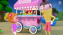 Ice cream song _ Baby Girl Sing & Dance - Learn Colors Ice cream man truck Part