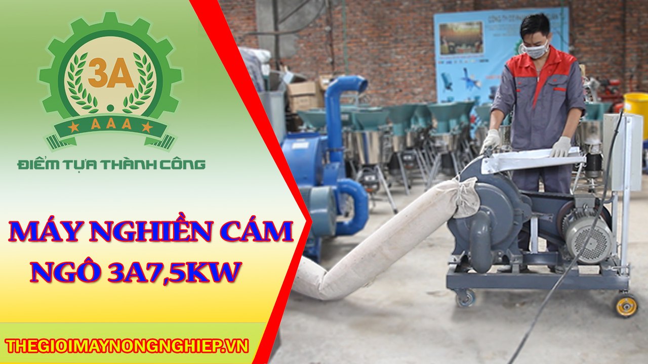 Máy nghiền cám ngô 3A7,5Kw