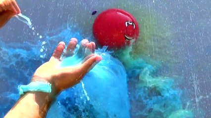 5 Wet Colours Balloons Finger - Learning Colours for Baby & Finger Family Song f