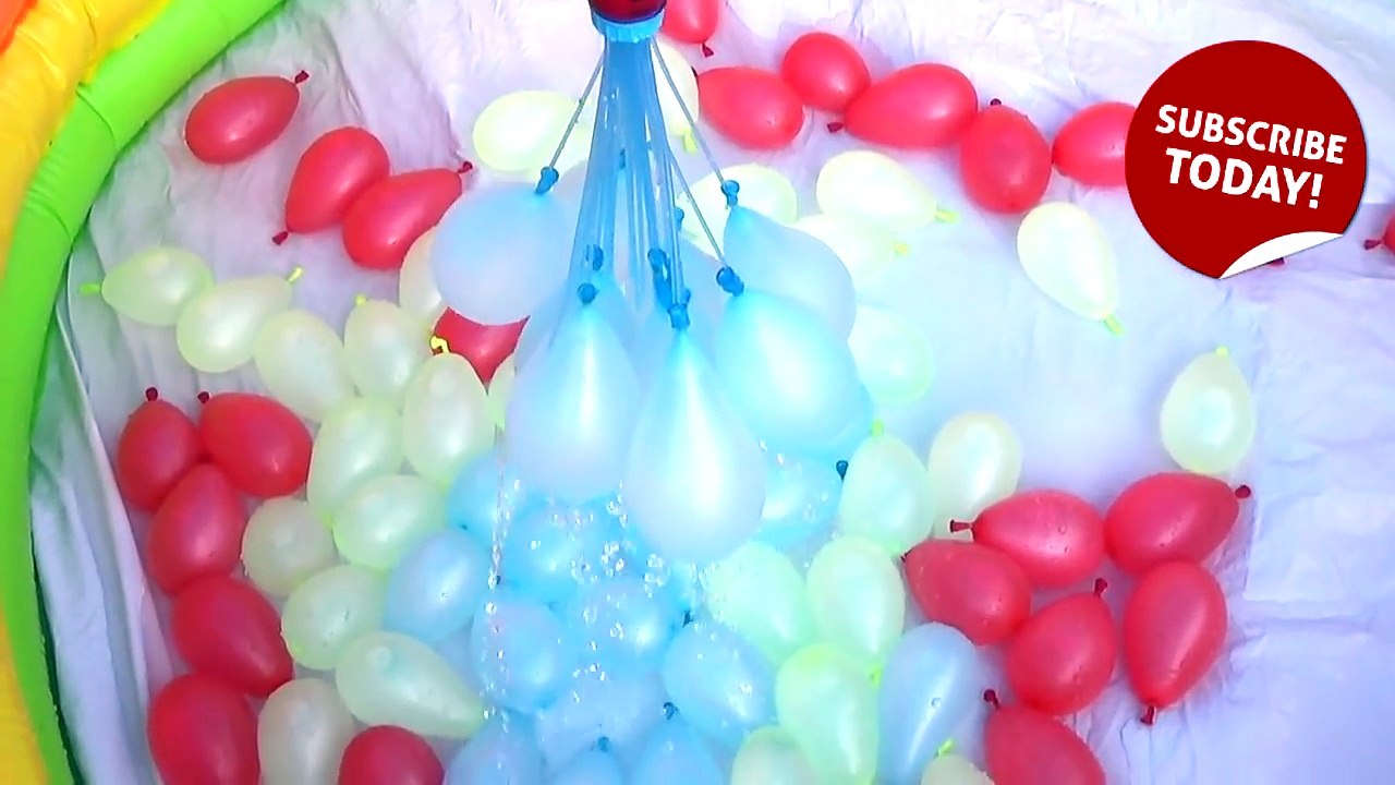 Babies Finger Family Songs Wet Balloons Learning Colors - Nursery Rhymes Song fo