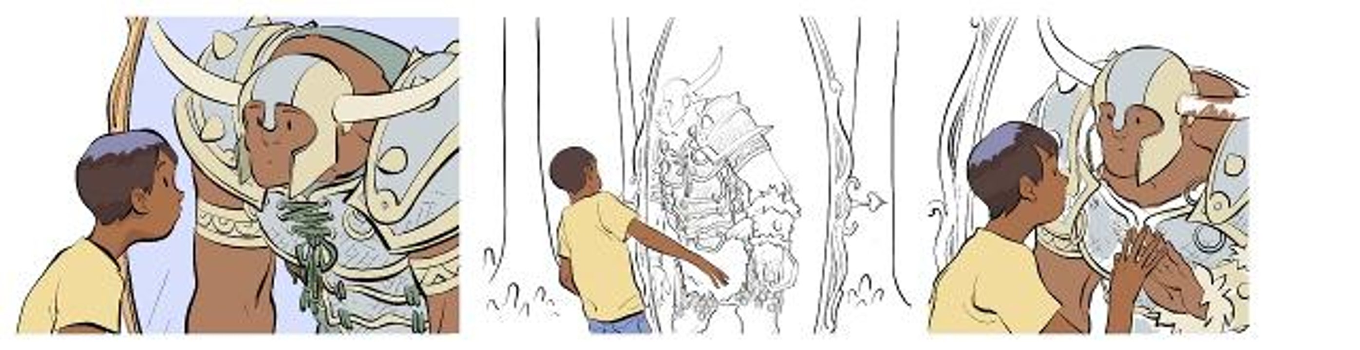 Création des strips de BD de Virginie Augustin sur iPad Pro