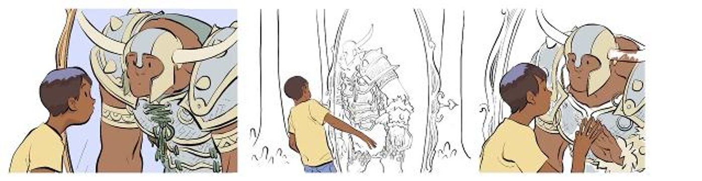 Création des strips de BD de Virginie Augustin sur iPad Pro