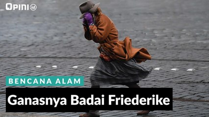 #1MENIT | Ganasnya Badai Friederike