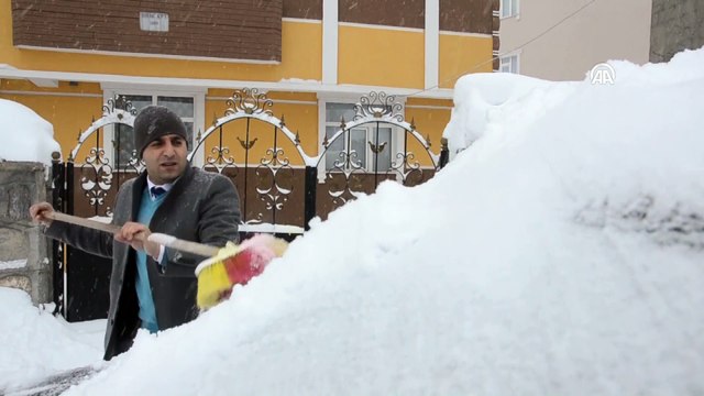Kar yağışı etkisini artırdı - KARS