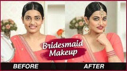Bridesmaid Makeup Tutorial | Bridesmaid Makeup In Hindi | दुल्हन की सहेली का Makeup | Beauty Video