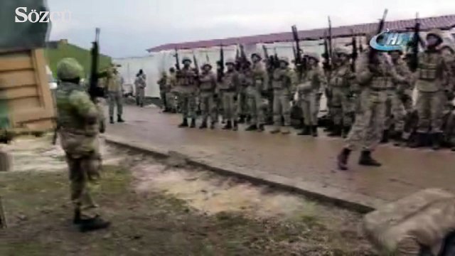 Türk komandolar Zeytin Dalı Harekatı'nda böyle yemin etti