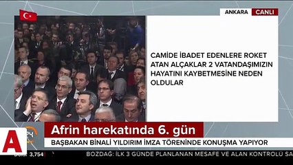 Başbakan Yıldırım�dan  Kilis�te camiye saldıran terör örgütüne sert tepki