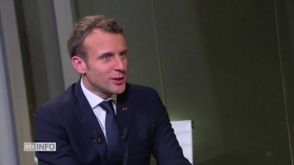 Emmanuel Macron évoque ses relations avec Donald Trump
