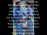 Dhoni Dropped,Virat Kohli to lead Indian cricket Team in Asia Cup