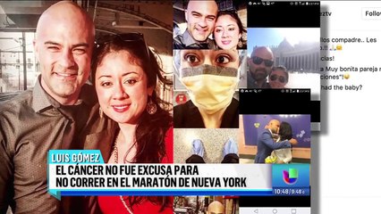 El cáncer no es excusa: Luis Gómez de Univision 41 corrió el maratón | Dr. Juan