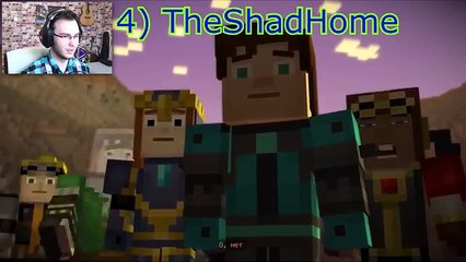 Реакция ютуберов на смерть Рубена из Minecraft:story mode