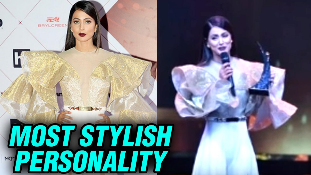 Hina Khan Receives Most Stylish Personality At...