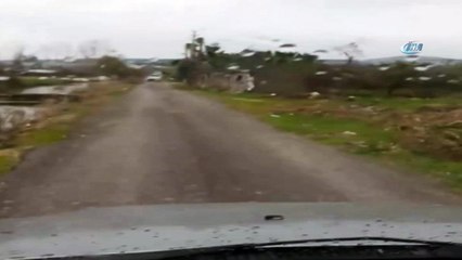 Köpeği aracın arkasına bağlayıp sürükledi...Sürücünün köpeğe eziyeti kamerada