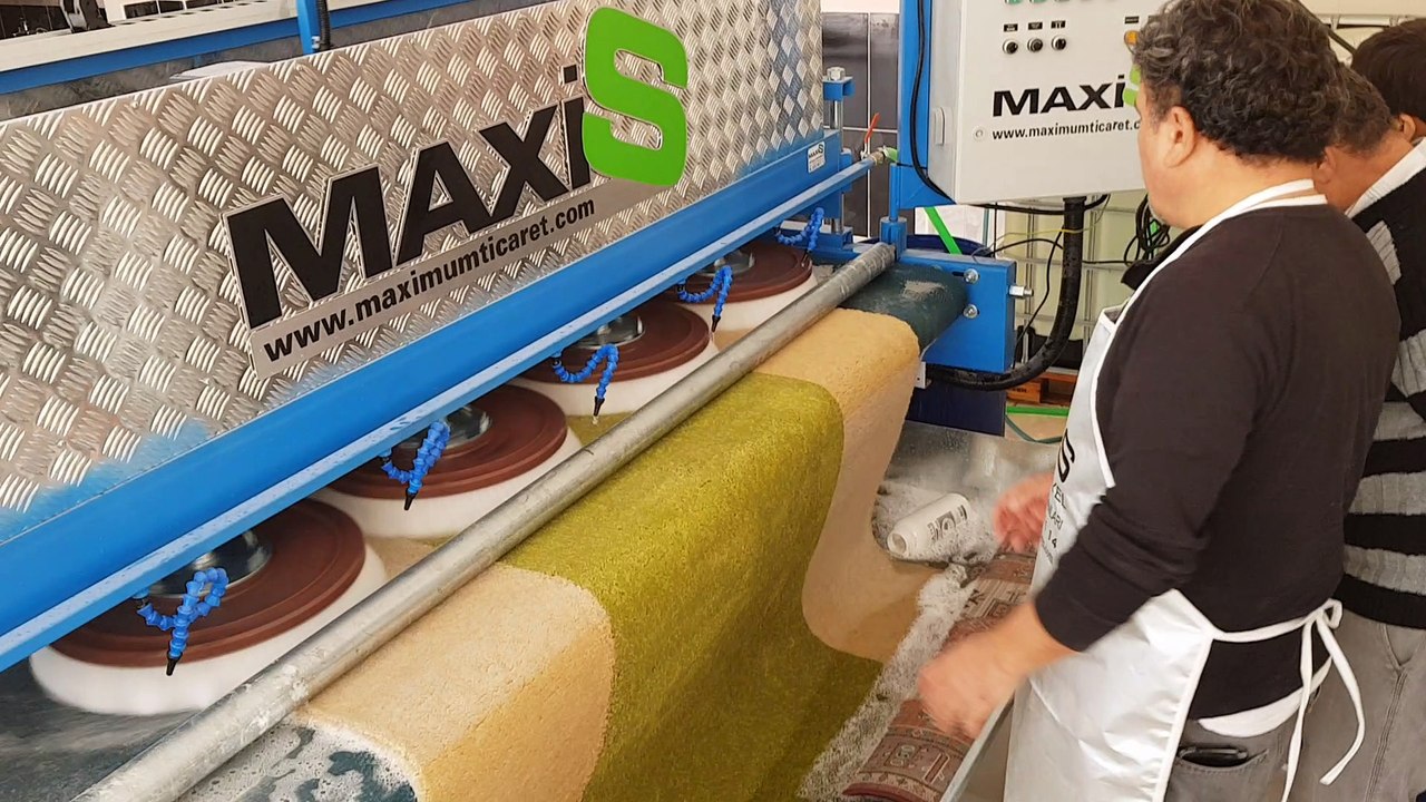 otomatik halı yıkama makinası,halı sıkma makinası  maxis