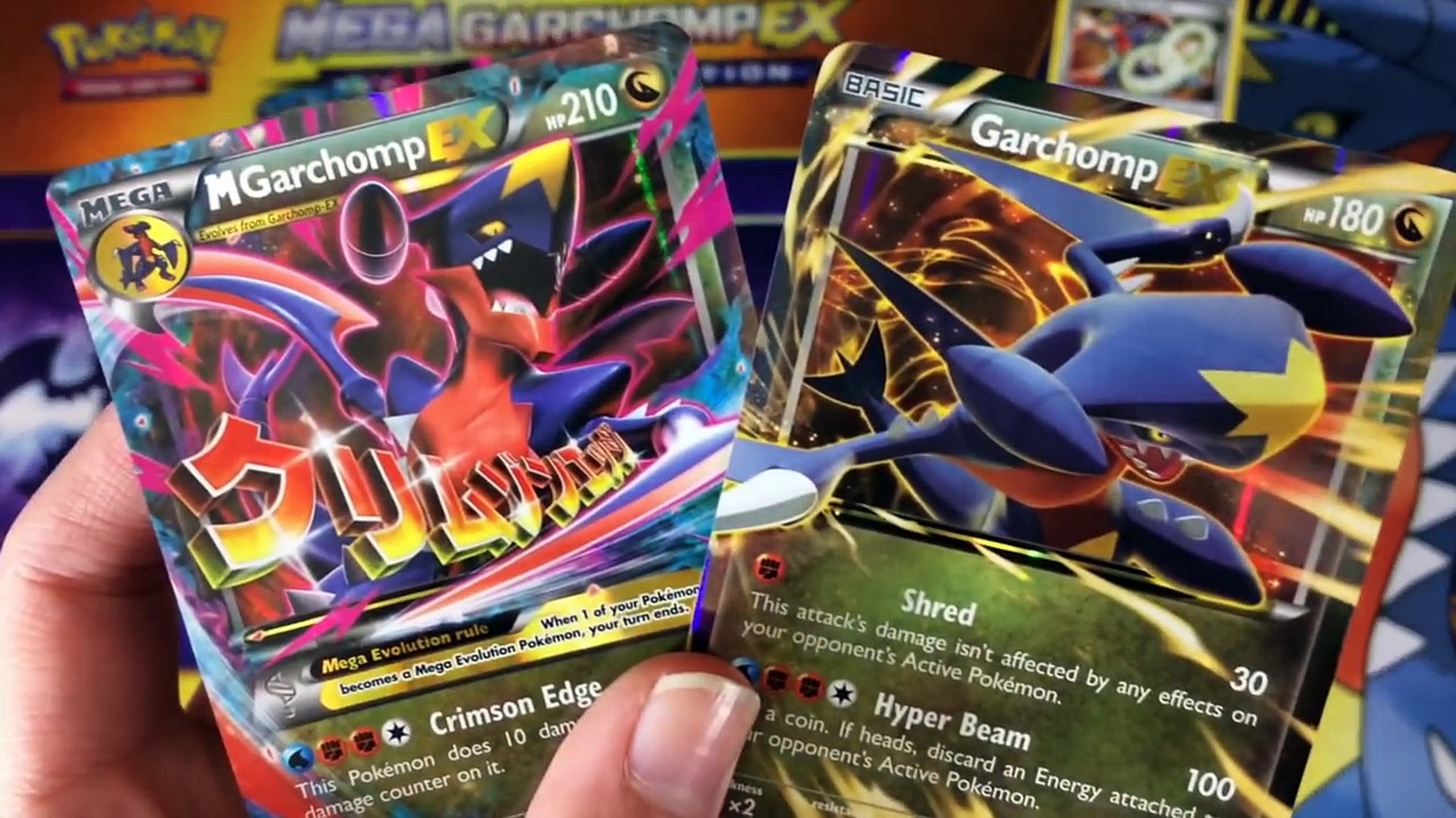 Pokemon Cards Mega Garchomp Ex Premium Collection Box Opening