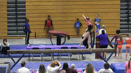 Whitney Bjerken | Level 8 State Gymnastics Meet | Beam Champion