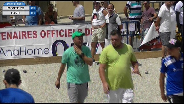 Supranational à pétanque de Valréas 2017 : 64ème Montoro VS Savin fin