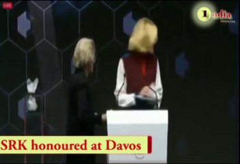 Shahrukh Khan honoured at Davos watch full Video here