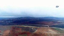 Çatışmaların Sürdüğü Bursiye Dağı Havadan Böyle Görüntülendi