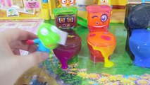 뽀로로 모코 모코렛 변기에 응가 하기 장난감 놀이 서프라이즈 Pororo clay slime Toilet Toy