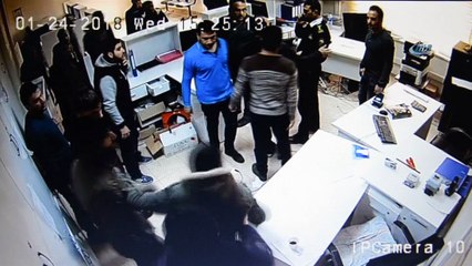 Dicle Elektrik’e yapılan çirkin saldırı kamerada