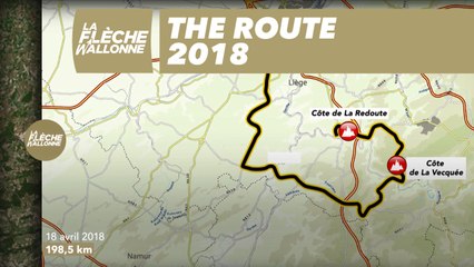 Parcours - La Flèche Wallonne 2018