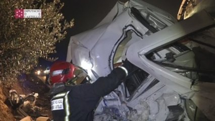 Un conductor fallece en un accidente de tráfico múltiple en Alcalà de Xivert (Castellón)