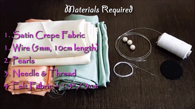 D.I.Y. Crepe Satin Flower Headband | MyInDulzens