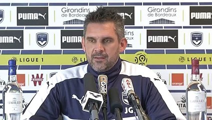 Conférence Jocelyn Gourvennec avant Guingamp