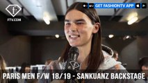 Sankuanz Backstage Paris Men's Fashion Week Fall 2018 Urban Struggle Collection | FashionTV | FTV
