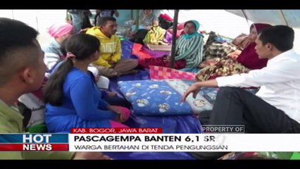 Dua Hari Pasca Gempa Banten, Ratusan Rumah dan Infrastruktur yang Terkena Gempa Belum Ada Perbaikan