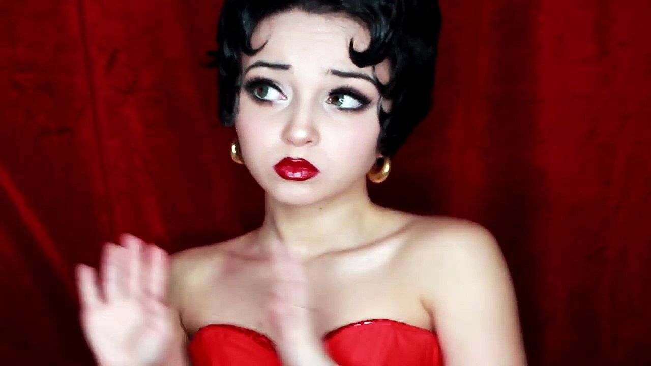 Betty Boop Make-up Transformation