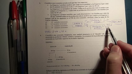 Ejemplo teórico-práctico de cálculo del PIB