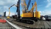 Modifying the  Kobelco BME800G to a piling rig !