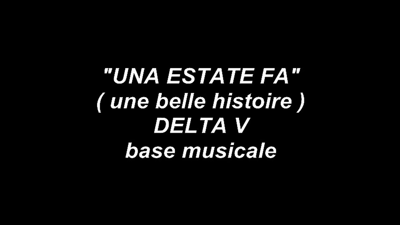 UNA ESTATE FA deltaV KARAOKE