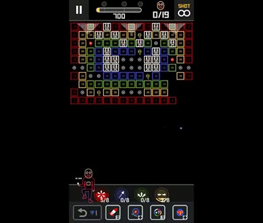BBTAN2 - Level 297 solution