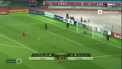 ركلات ترجيح قطر 3_4 فيتنام تعليق خليل البلوشي كاس اسيا تحت 23 سنة 2018