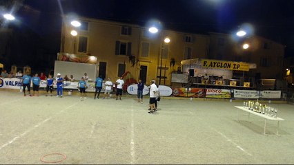 National doublette mixte à pétanque de Valréas 2017 : le Protocole