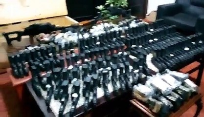 إحباط تهريب كمية كبيرة من الأسلحة النارية إلى سيناء