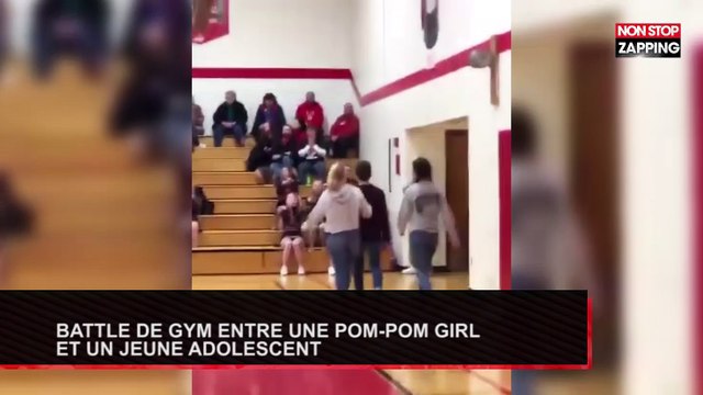 Un gymnaste et une pom-pom girl règlent leurs comptes avec des figures (Vidéo)